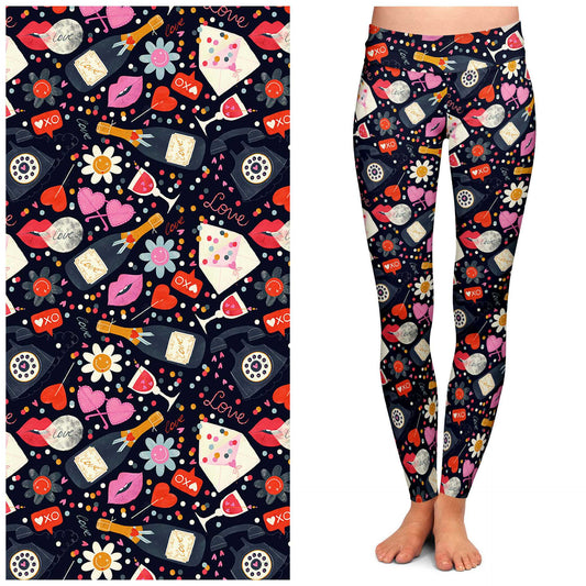 Leggings "Love Struck" Buttery Soft Leggings by Lipstick & Chrome LCL-01A 24 $ Shop All Quirks! Stew's Incense