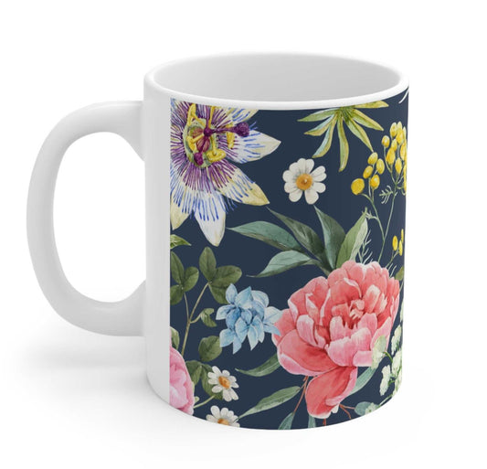 Mug Navy Floral Coffee Tea Mug 18467723095905768078 24 $ Shop All Onetify Stew's Incense