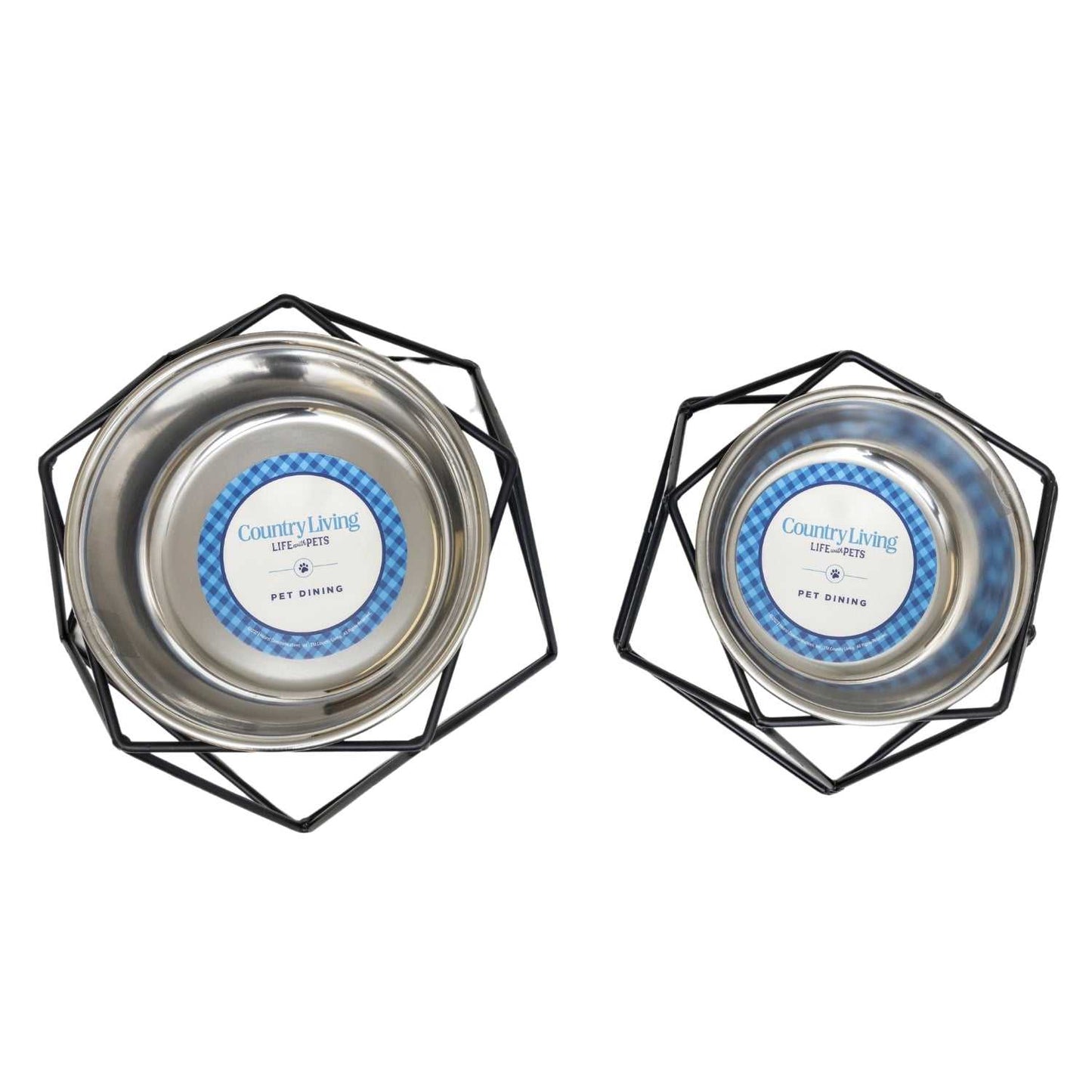 Elevated Feeders Country Living Elevated Single Dog Bowl Feeder – Geometric Design with Removable Stainless Steel Bowl EFDSS8 18 $ Pet Lovers Store American Pet Supplies Stew's Incense