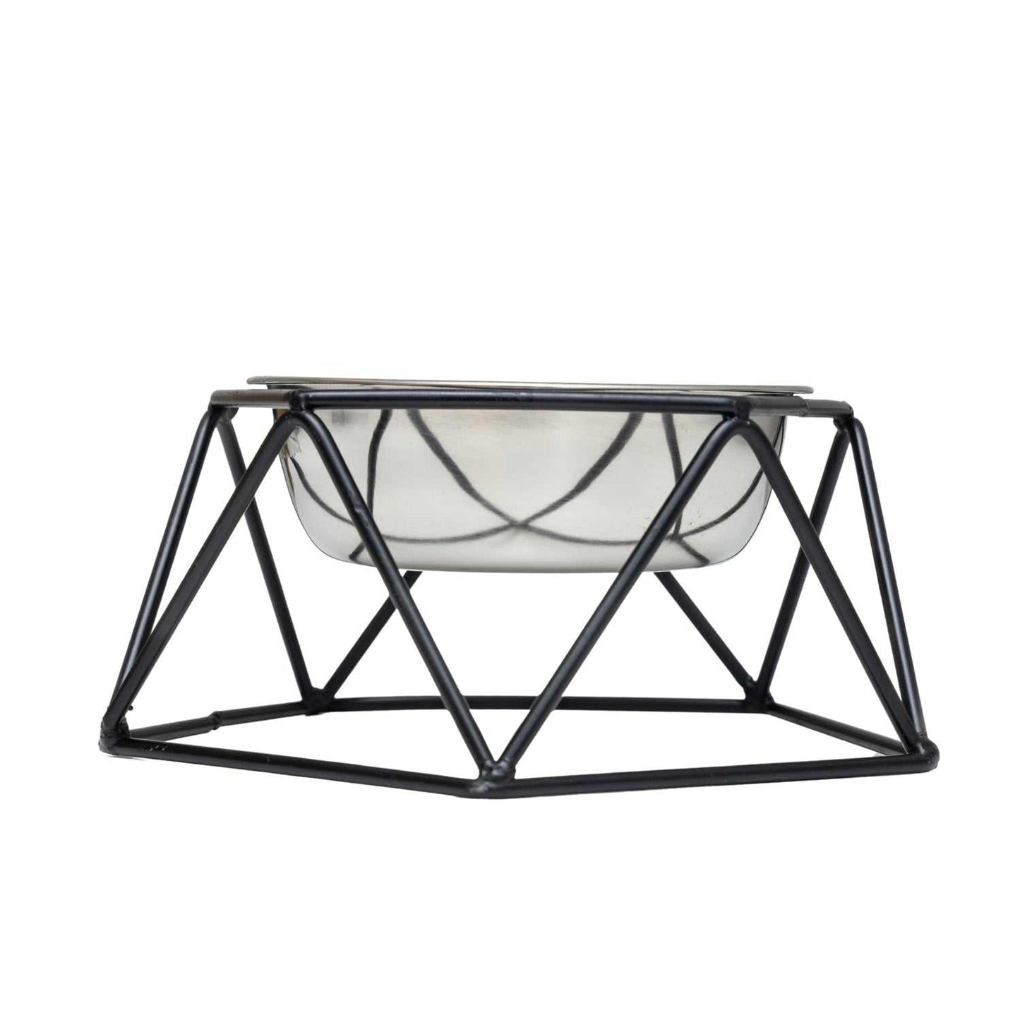 Elevated Feeders Country Living Elevated Single Dog Bowl Feeder – Geometric Design with Removable Stainless Steel Bowl EFDSS8 18 $ Pet Lovers Store American Pet Supplies Stew's Incense