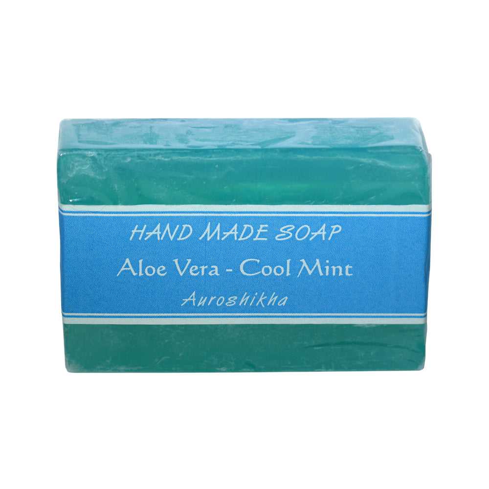 Soap Auroshikha Aloe Vera - Cool Mint Soap SOP153-CM 3 $ Incense Holders The Witches Sage LLC Stew's Incense