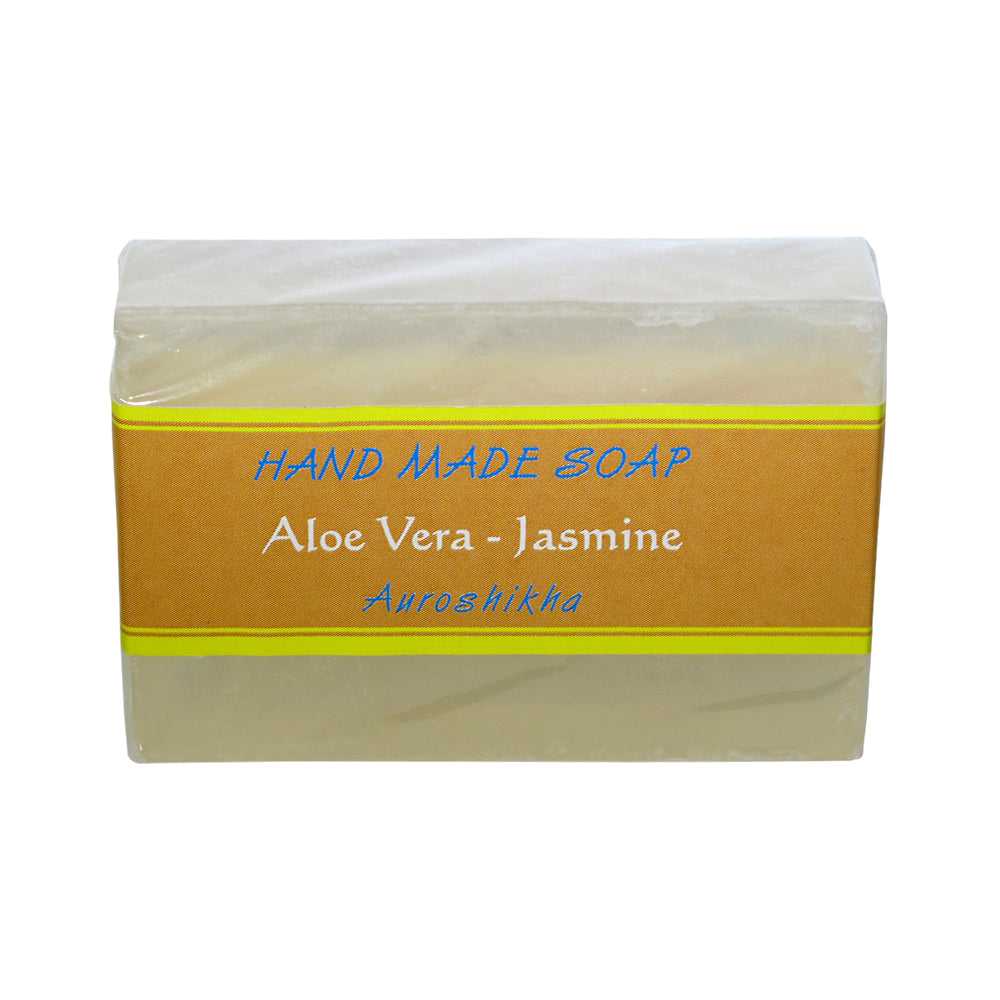 Soap Auroshikha Aloe Vera - Jasmine Soap SOP153-JM 3 $ Incense Holders The Witches Sage LLC Stew's Incense
