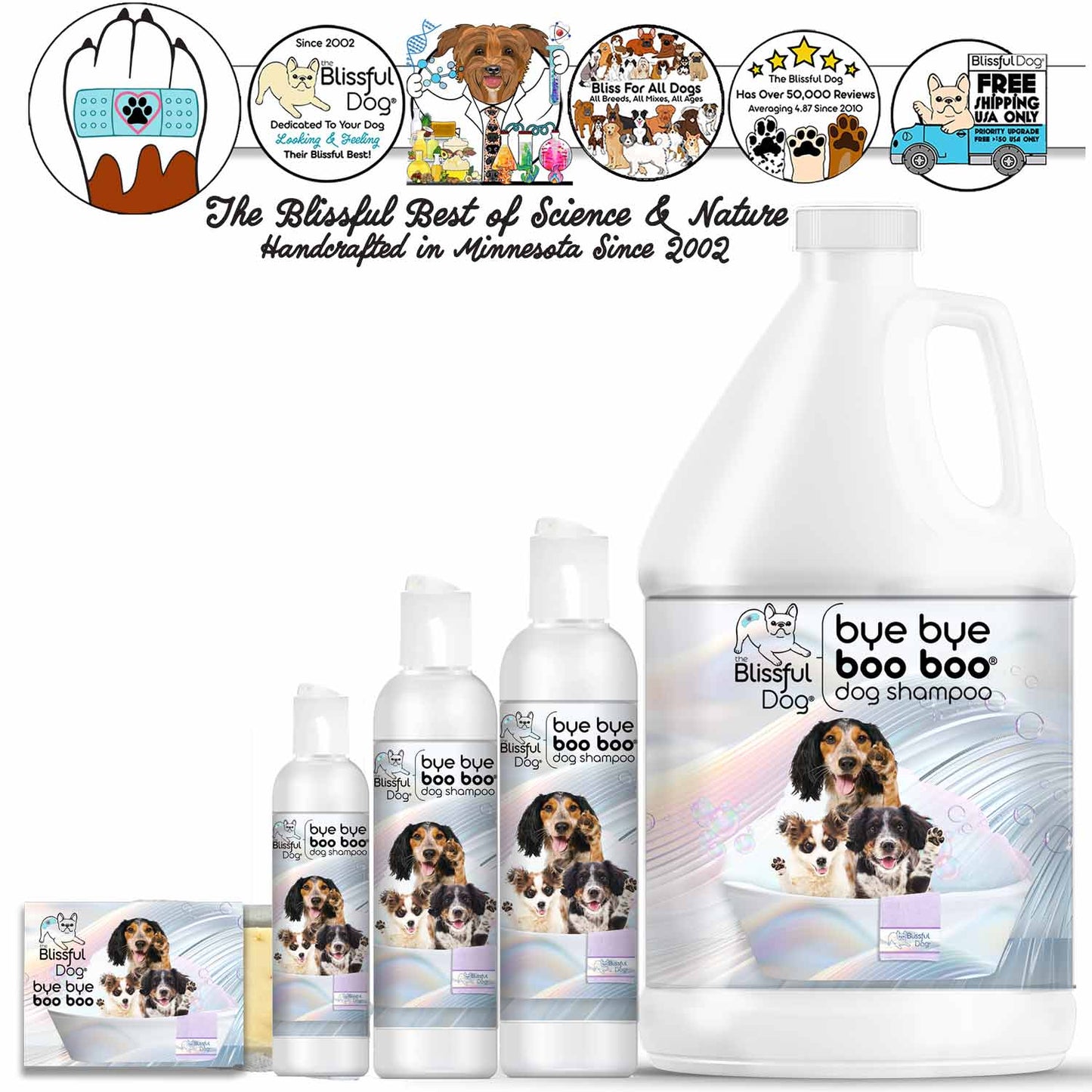BBBB SHAMPOO Bye Bye Boo Boo™ Dog Shampoo & Bar Soap sku-2869473116184 11 $ Pet Lovers Store The Blissful Dog Stew's Incense