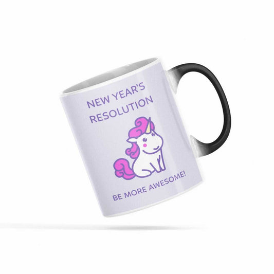 Mug Be More Awesome Unicorn Heat Sensitive Color Changing Mug CCMLC10110A2 24 $ Mugs Onetify Stew's Incense