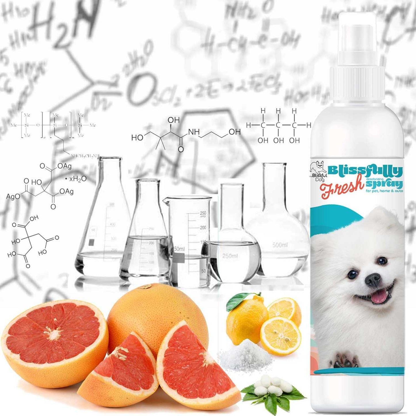 COMBO SPRAY Blissfully Fresh™ Deodorizing Spray sku-8150318415973 11 $ Pet Lovers Store The Blissful Dog Stew's Incense