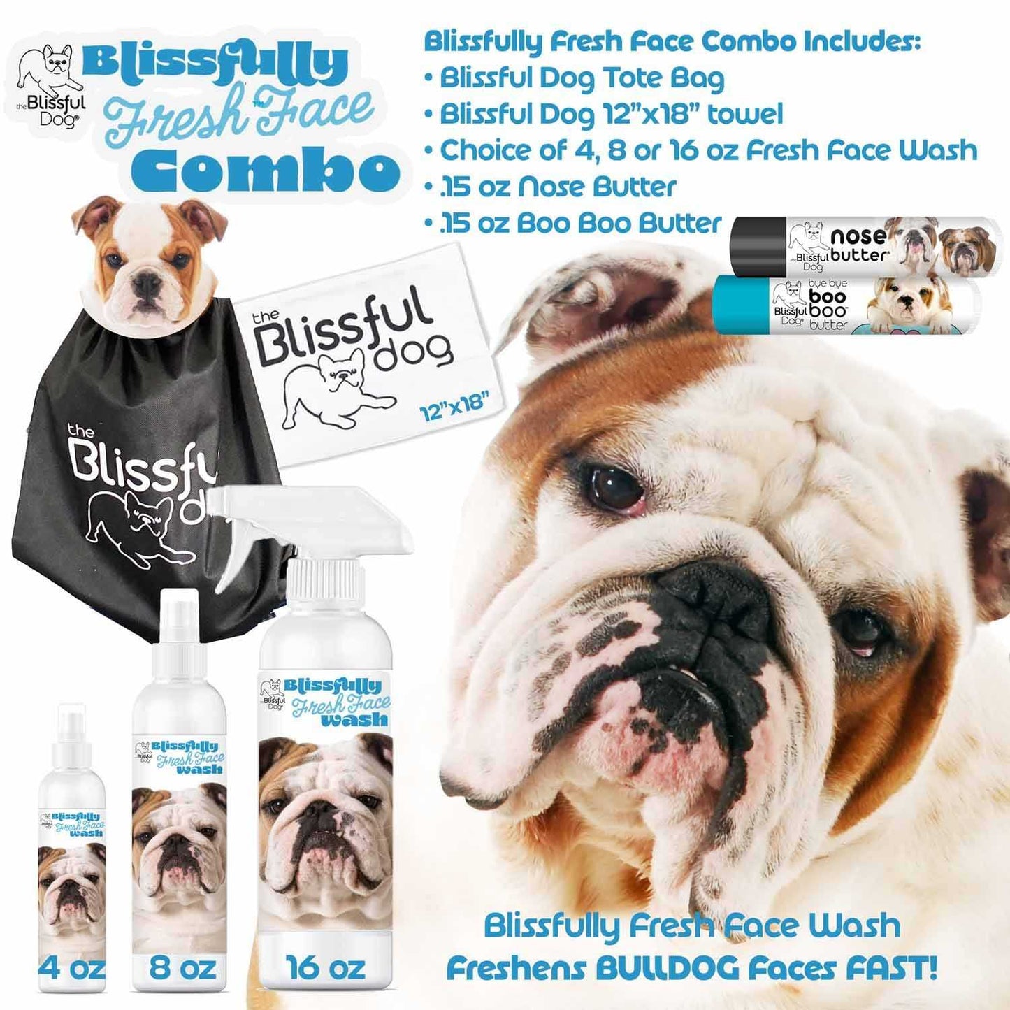 FACE WASH Bulldog Blissfully Fresh™ Face Wash sku-42752414548211 11 $ Pet Lovers Store The Blissful Dog Stew's Incense