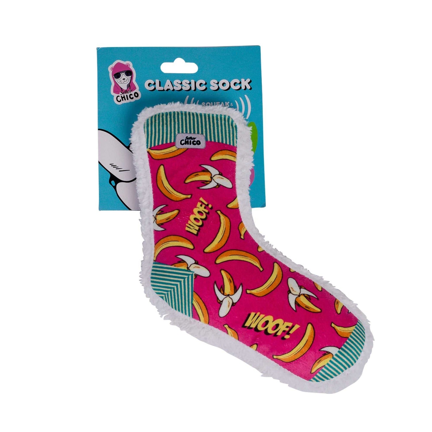 Chew Toys Squeaky Sock Plush Dog Toy – Whimsy Wonders Banana Design Sock3 12 $ Shop All American Pet Supplies Stew's Incense