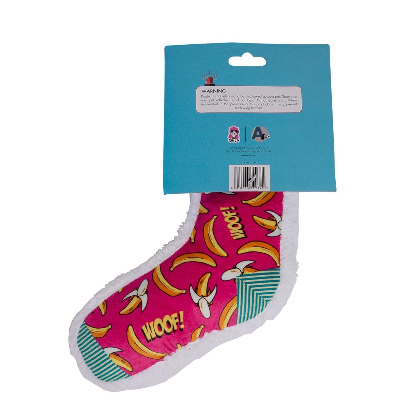 Chew Toys Squeaky Sock Plush Dog Toy – Whimsy Wonders Banana Design Sock3 12 $ Shop All American Pet Supplies Stew's Incense