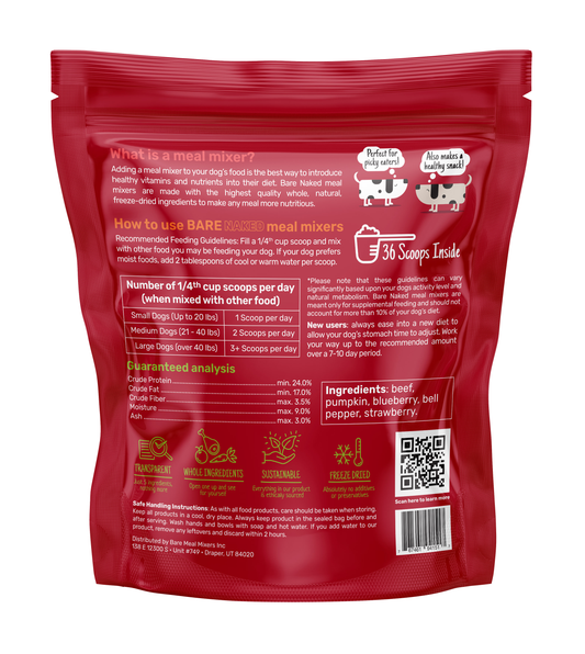 Beef Mix - 12oz 1005 39 $ Shop All Bare Naked Pet Co. Stew's Incense