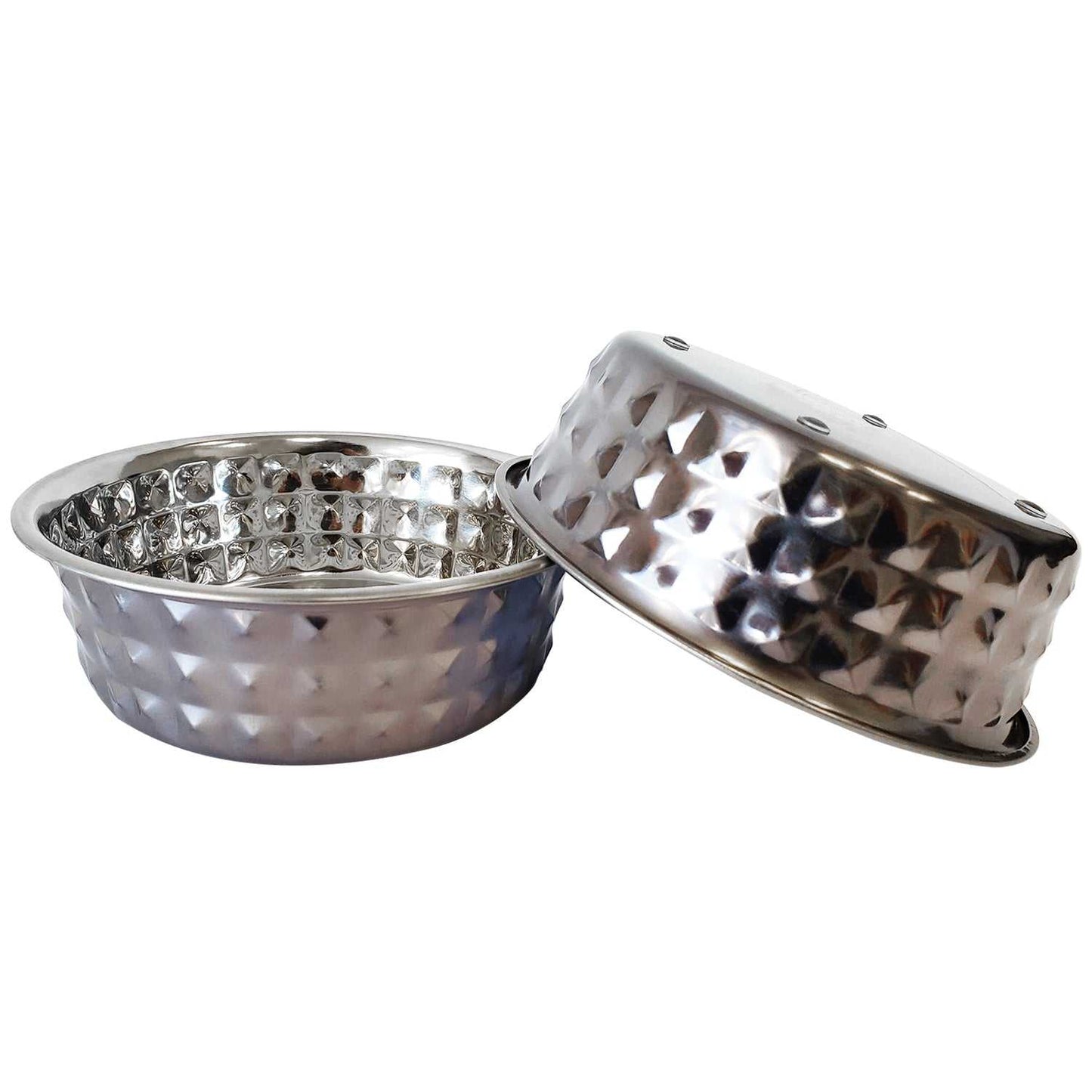 Bowl Country Living Set of 2 Hammered Stainless Steel Dog Bowls – Black Pearl HBSLL120 Black Pearl 24 $ Pet Lovers Store American Pet Supplies Stew's Incense