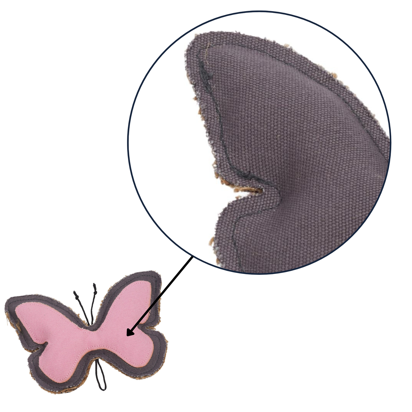 Jute Toys Country Living Canvas & Jute Butterfly-Shaped Dog Chew Toy – Durable, Safe and Non-Toxic ECO7554 14 $ Shop All American Pet Supplies Stew's Incense