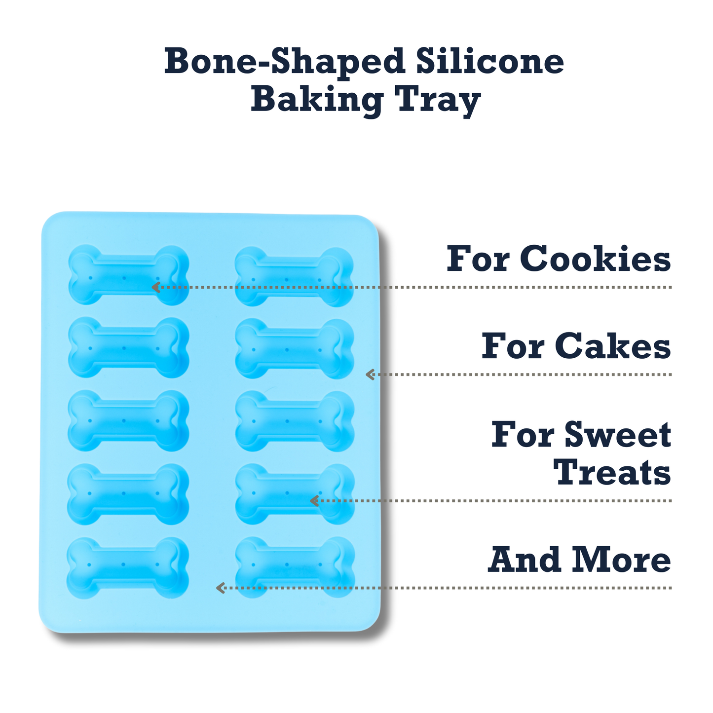 Baking Tray Country Living Bone-Shaped Silicone Baking Tray (10-Cavity Mold) – for Homemade Dog Treats, Candy, Cookies, Chocolate, and Ice Cubes CL-1003 12 $ Pet Lovers Store American Pet Supplies Stew's Incense