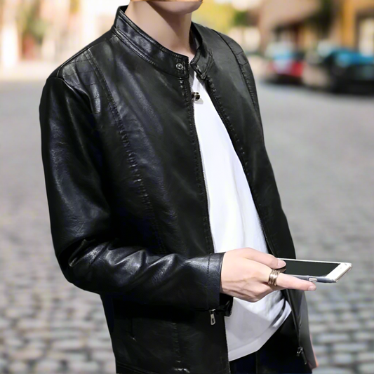 Men Jackets Men's Biker Faux Leather Jacket CMUC011-BLK-XS 89 $ Shop All Onetify Stew's Incense