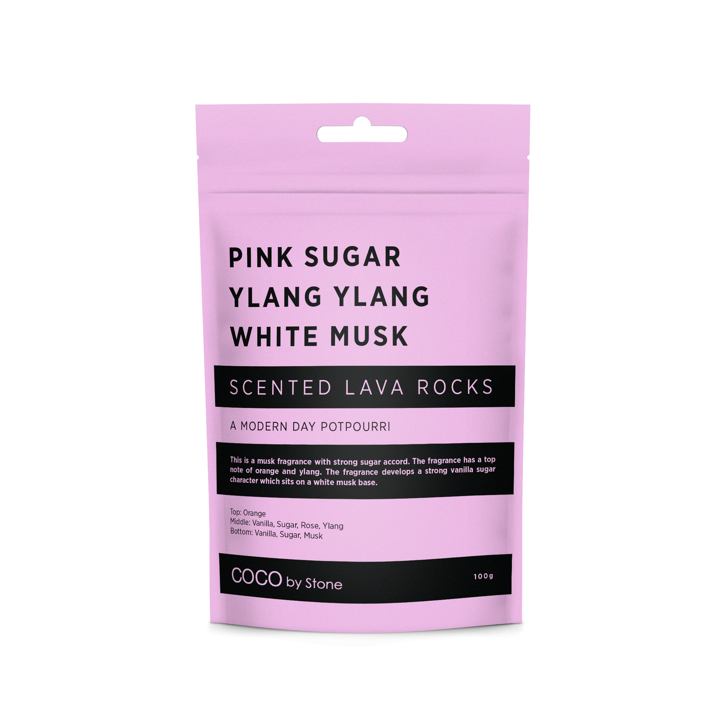 COCO Lava Rock Scented Lava Rocks (Pink Sugar | Ylang Ylang | White Musk) COCO-SLR-PYW 18 $ Lava Rock Diffusers Stone Candles Stew's Incense