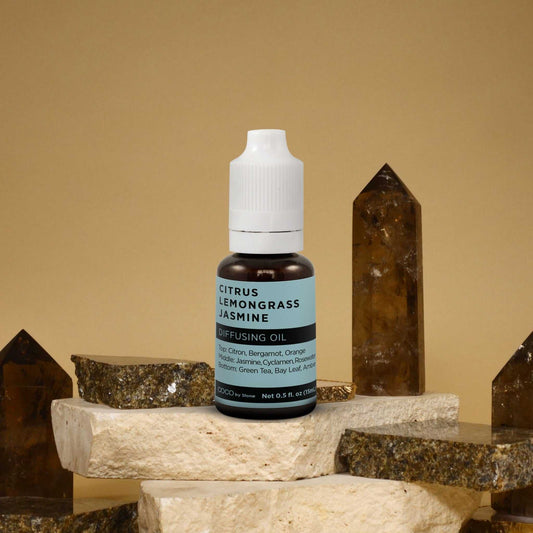 COCO by Stone - Diffusing Oil Diffusing Oil (Citrus | Lemongrass | Jasmine) COCO-DO-CLJ 16 $ Lava Rock Diffusers Stone Candles Stew's Incense