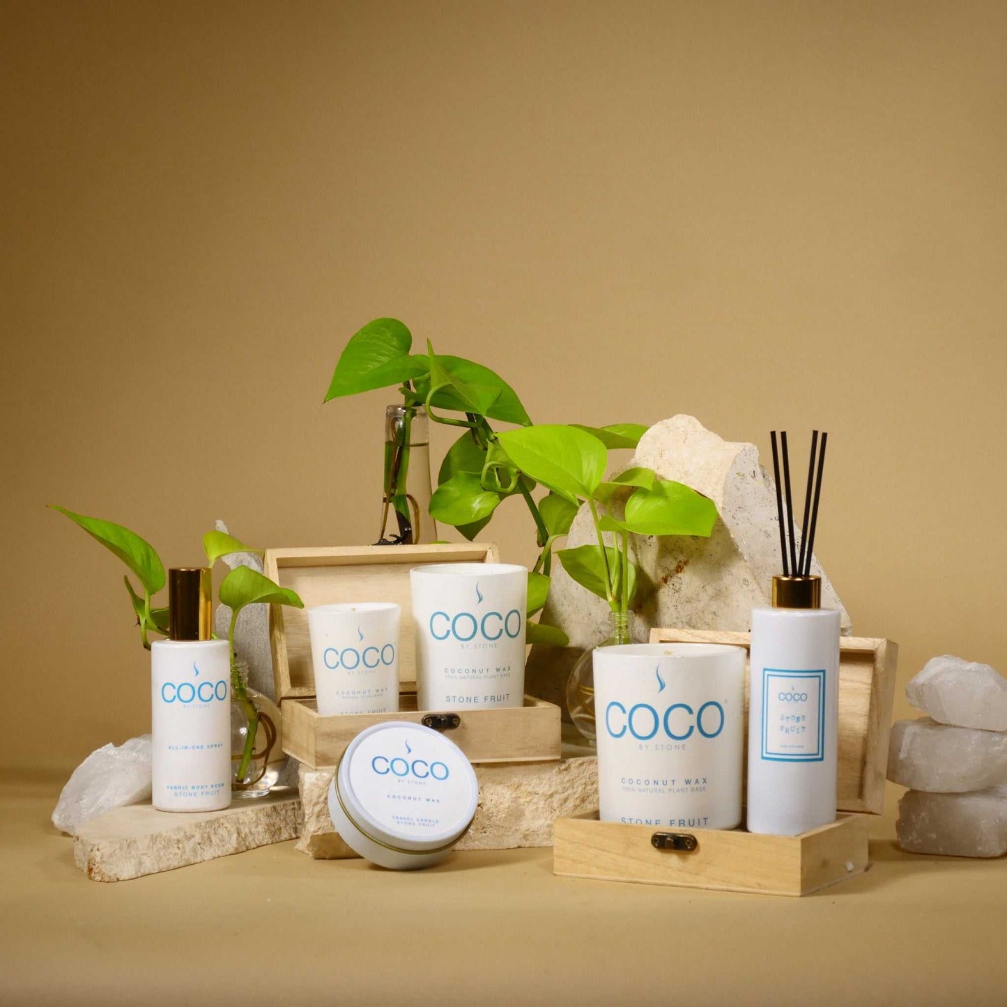 COCO All-in-One Spray 5oz Stone Fruit All-In-One Spray CRS5SF 20 $ Room Sprays Stone Candles Stew's Incense