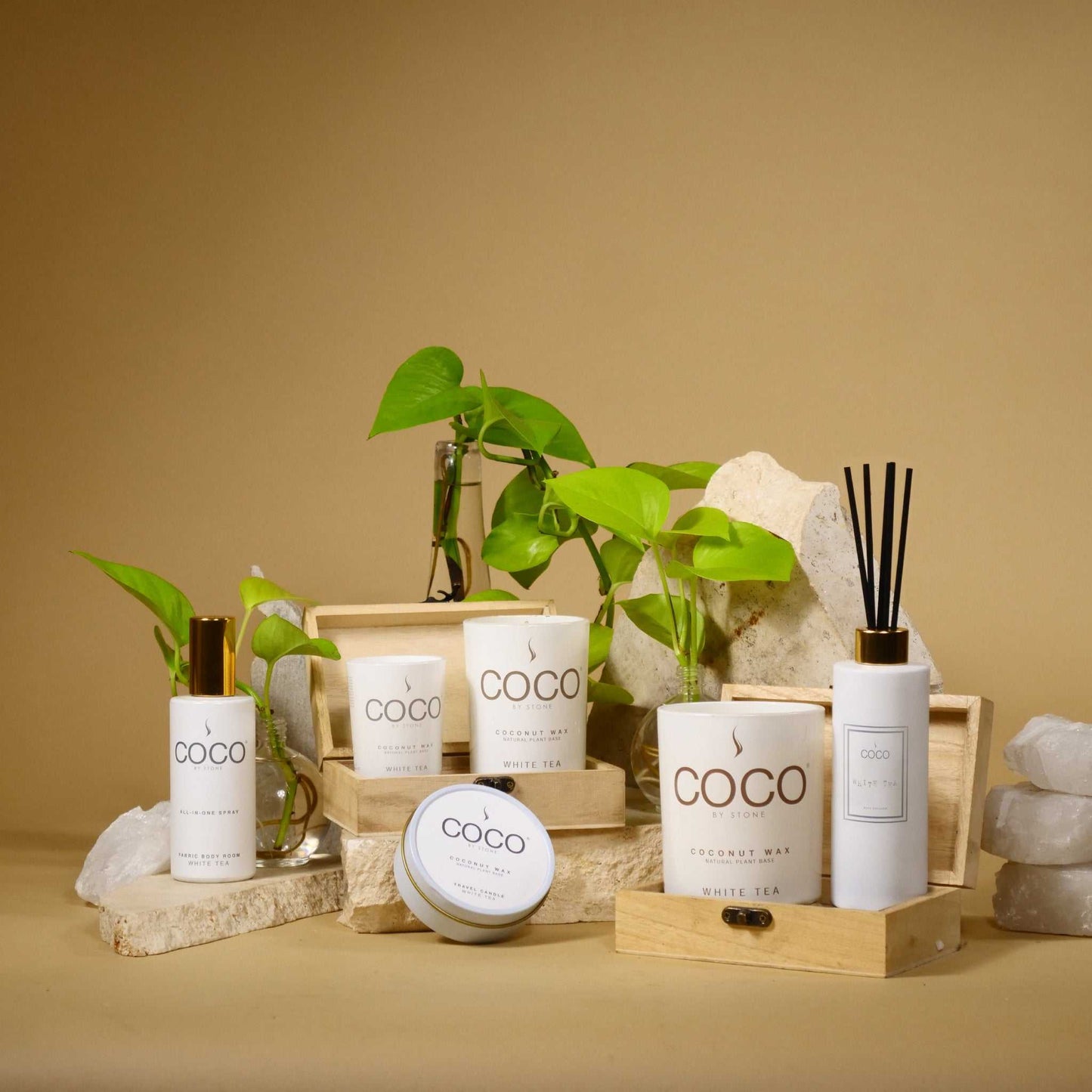 COCO All-in-One Spray 5oz White Tea All-In-One Spray CRS5WT 20 $ Lava Rock Diffusers Stone Candles Stew's Incense
