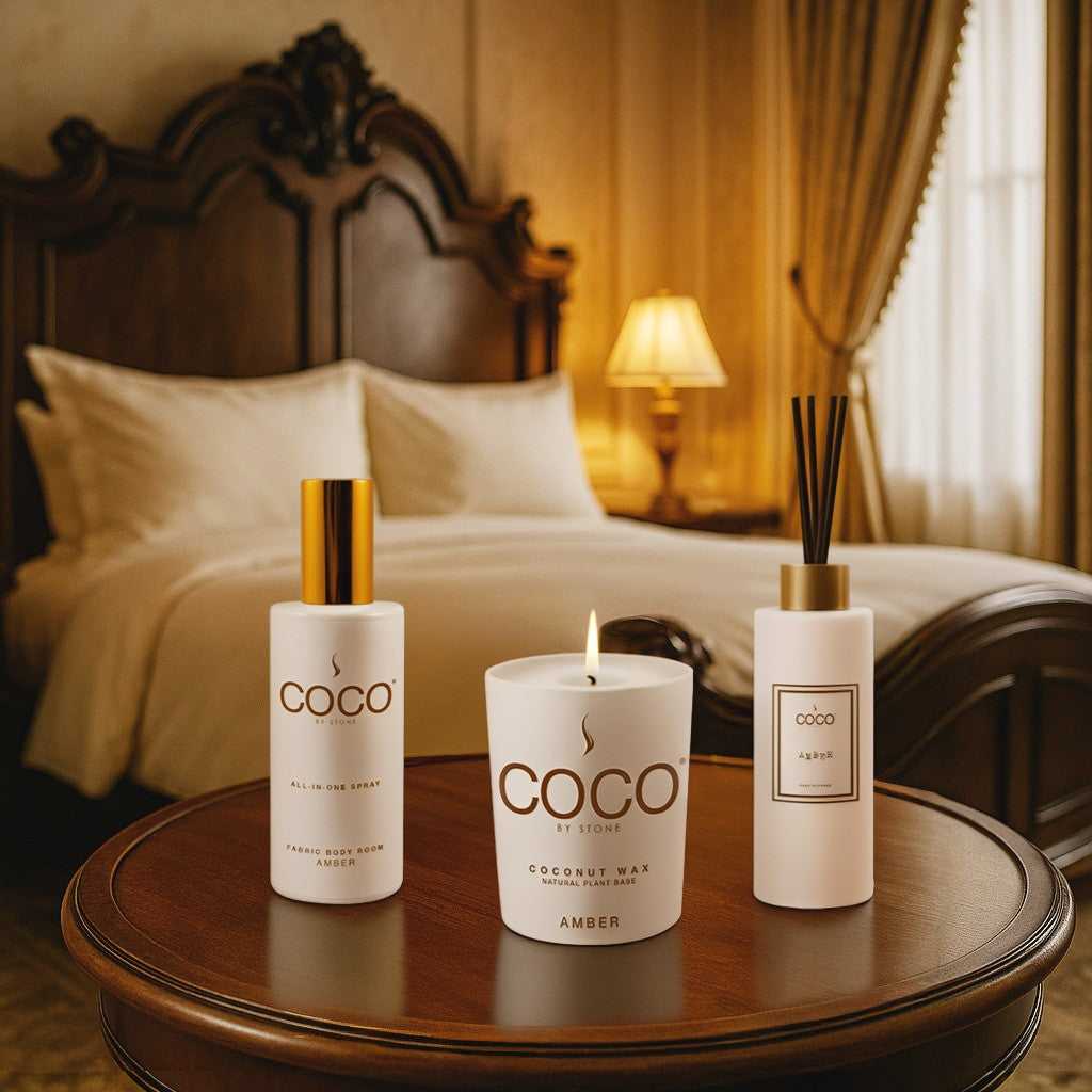 COCO All-in-One Spray 5oz Amber All-In-One Spray CRS5AM 20 $ Room Sprays Stone Candles Stew's Incense
