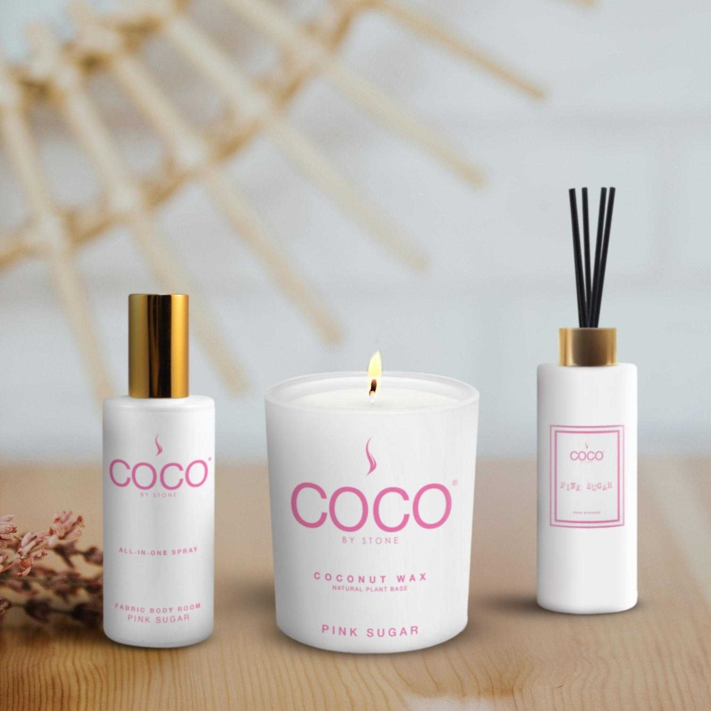 COCO All-in-One Spray 5oz Pink Sugar All-In-One Spray CRS5PS 20 $ Room Sprays Stone Candles Stew's Incense