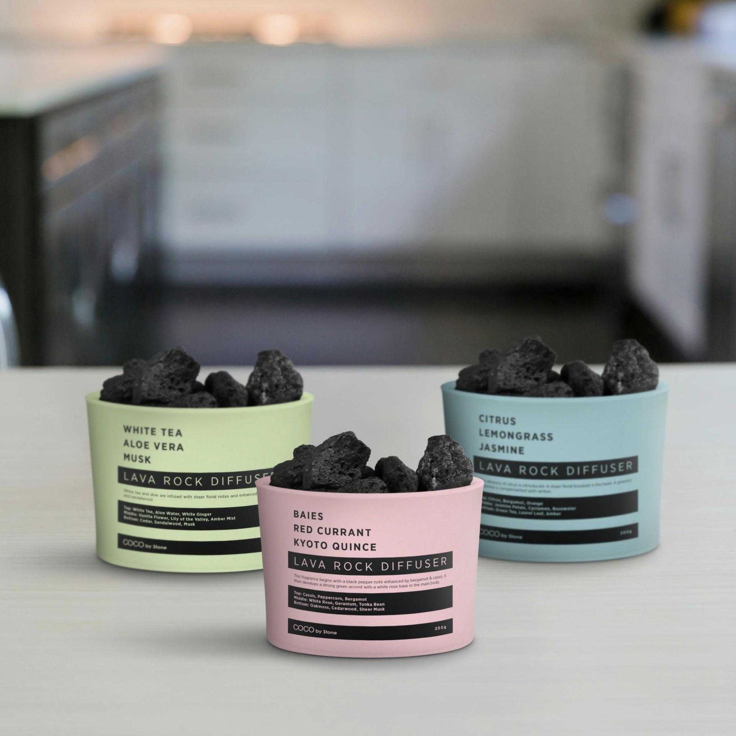 COCO Lava Rock Diffuser Lava Rock Diffuser (Cypress | Vetiver | Cedar) COCO-LRD-CVC 26 $ Lava Rock Diffusers Stone Candles Stew's Incense