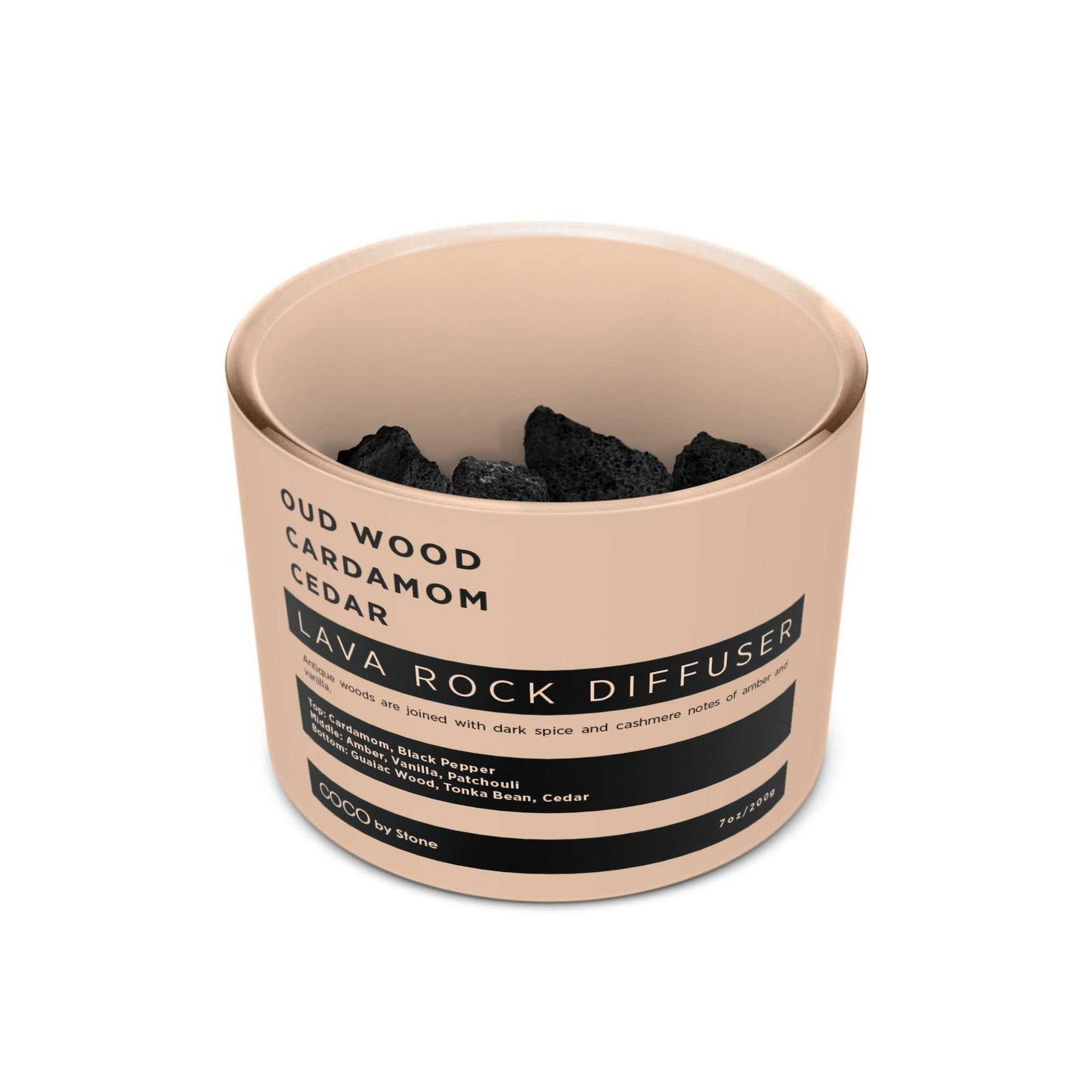 COCO Lava Rock Diffuser Lava Rock Diffuser (Oud Wood | Cardamom | Cedar) COCO-LRD-OCC 26 $ Lava Rock Diffusers Stone Candles Stew's Incense