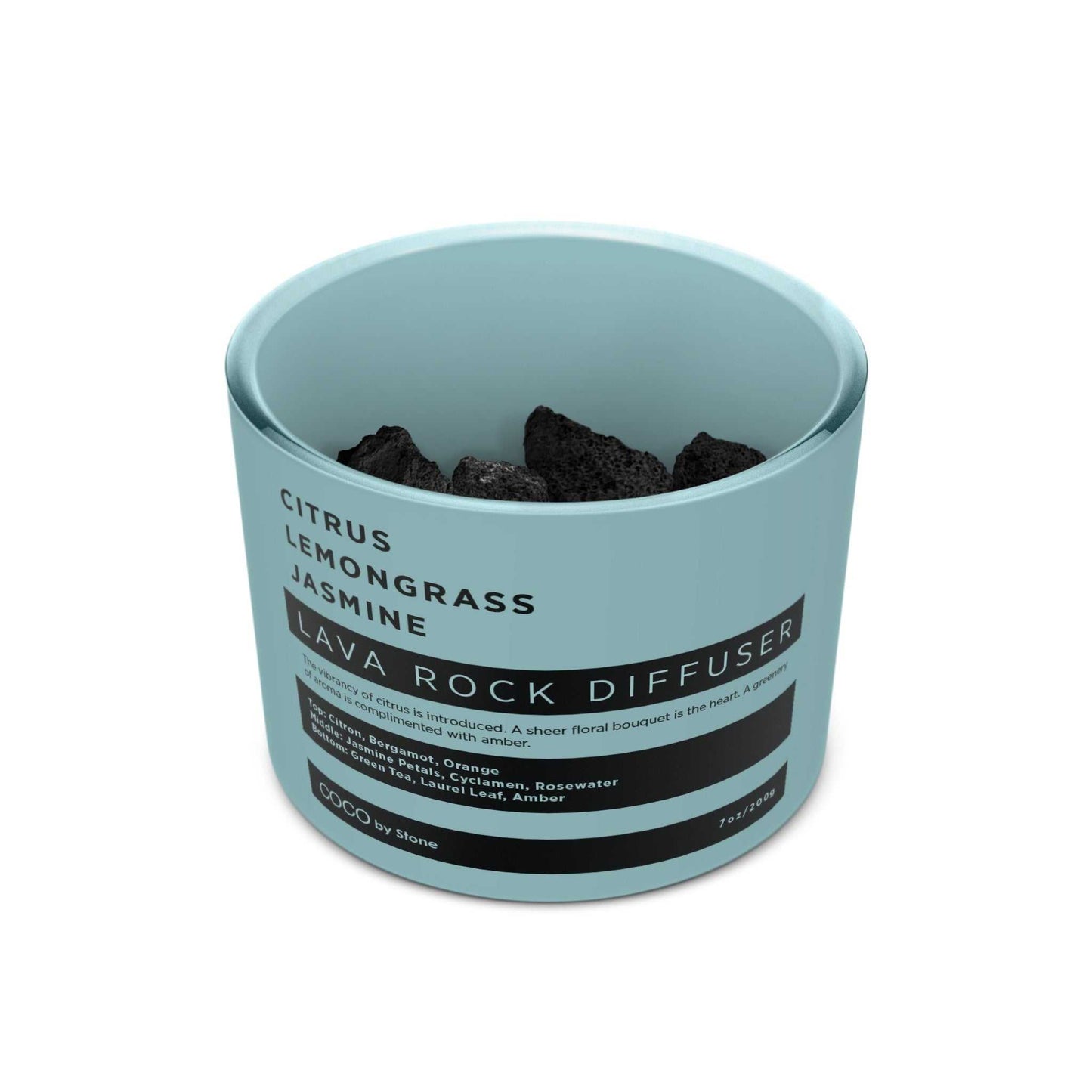 COCO Lava Rock Diffuser Lava Rock Diffuser (Citrus | Lemongrass | Jasmine) COCO-LRD-CLJ 26 $ Lava Rock Diffusers Stone Candles Stew's Incense