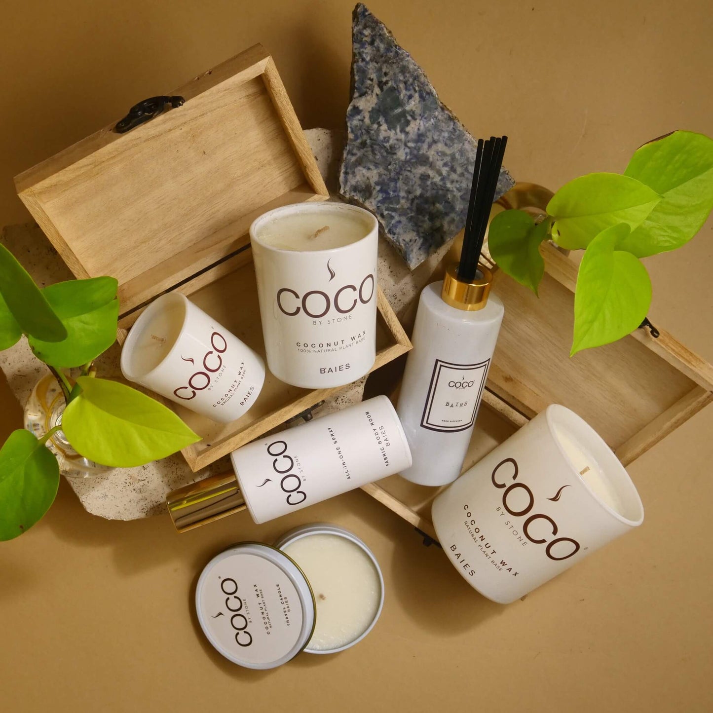 COCO All-in-One Spray 5oz Baies All-In-One Spray CRS5BA 20 $ Lava Rock Diffusers Stone Candles Stew's Incense