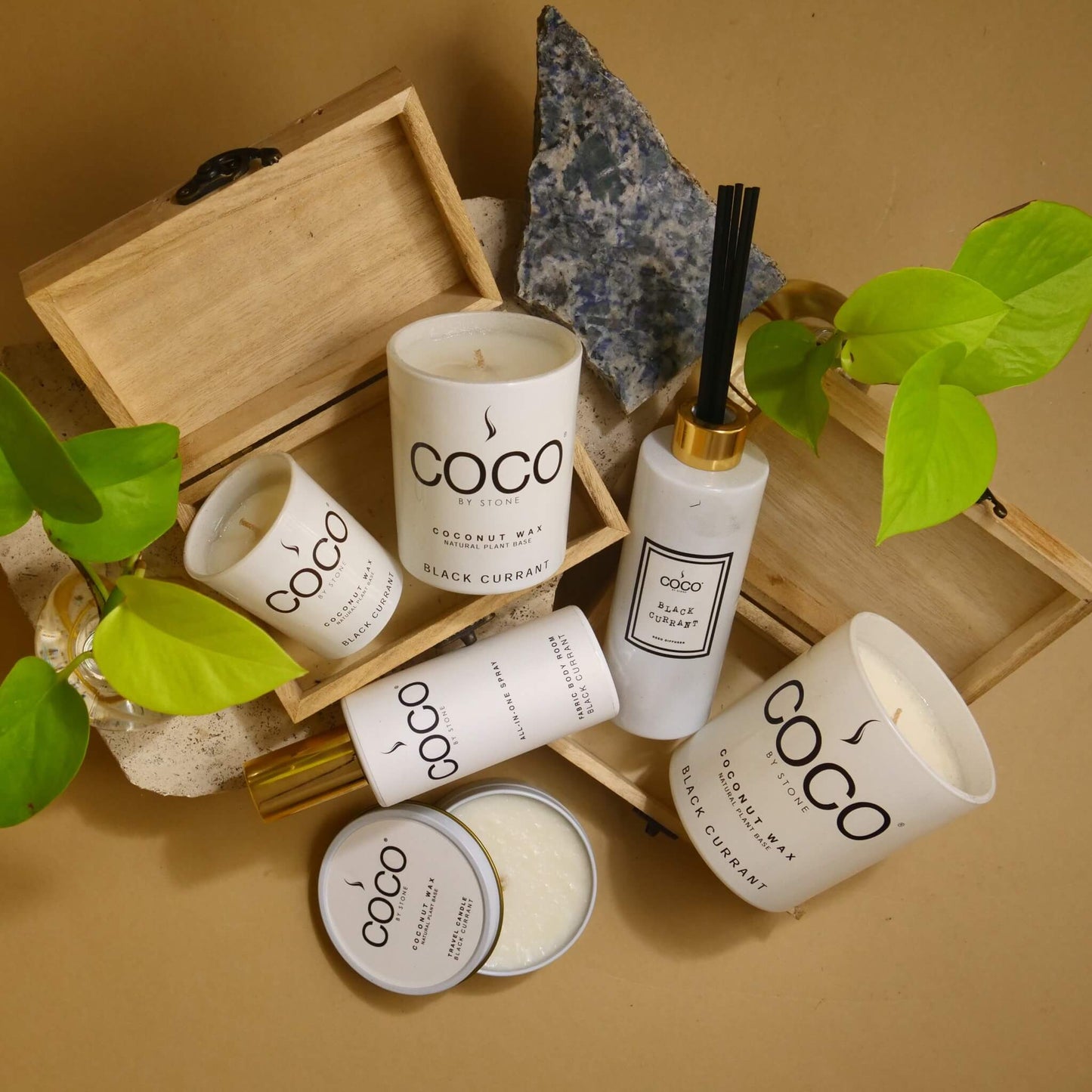 COCO All-in-One Spray 5oz Black Currant All-In-One Spray CRS5BC 20 $ Room Sprays Stone Candles Stew's Incense