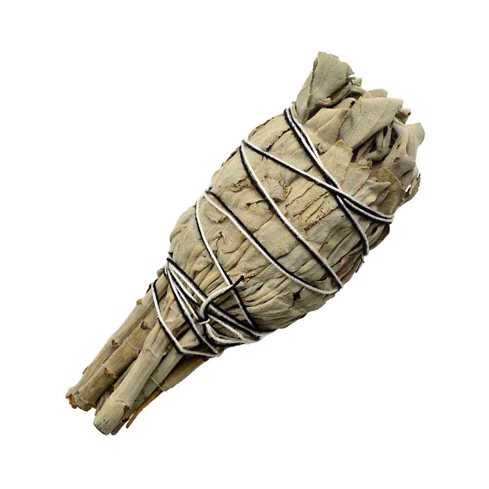 smudge sticks California White Sage Smudge Stick (Torch Style) RSW4 (SAGE-MST) 2 $ Shop All The Witches Sage LLC Stew's Incense
