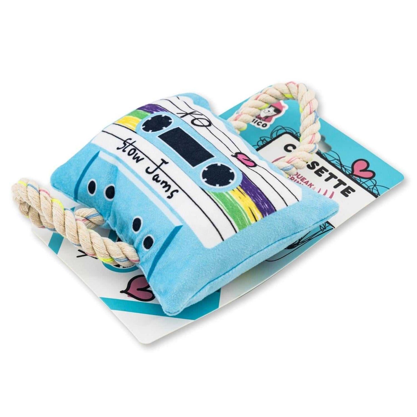 Chew Toys Retro Cassette Tape Plush Dog Toy – with Squeaker & Crinkle Paper for Fun Play HOM317 12 $ Shop All American Pet Supplies Stew's Incense