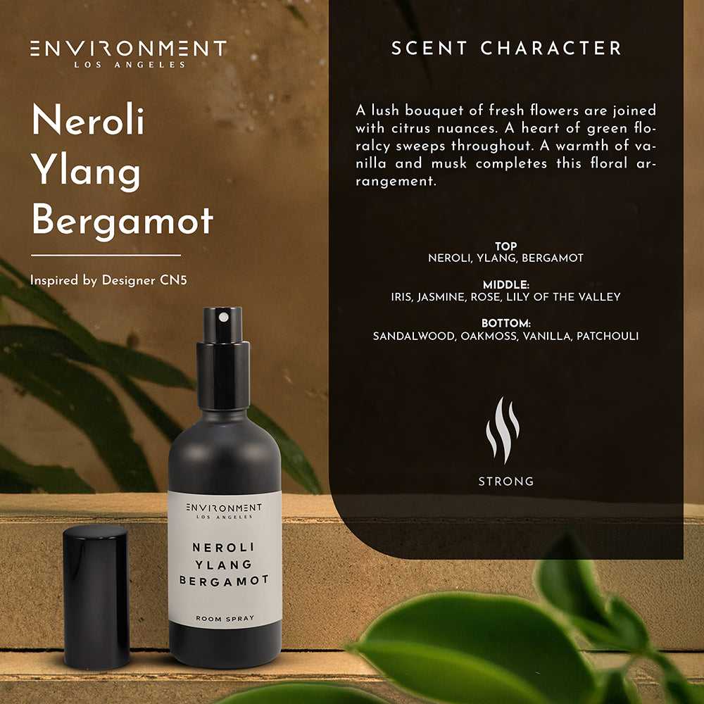 Environment - Room Spray Neroli | Ylang | Bergamot Room Spray (Inspired by Chanel Chanel #5®) EN-RS-CHAN5 38 $ Lava Rock Diffusers Stone Candles Stew's Incense