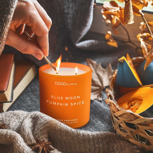 Smells Like Candle 15oz Smells Like Blue Moon Pumpkin Spice Candle GLT15-2-2023 38 $ Shop All Stone Candles Stew's Incense