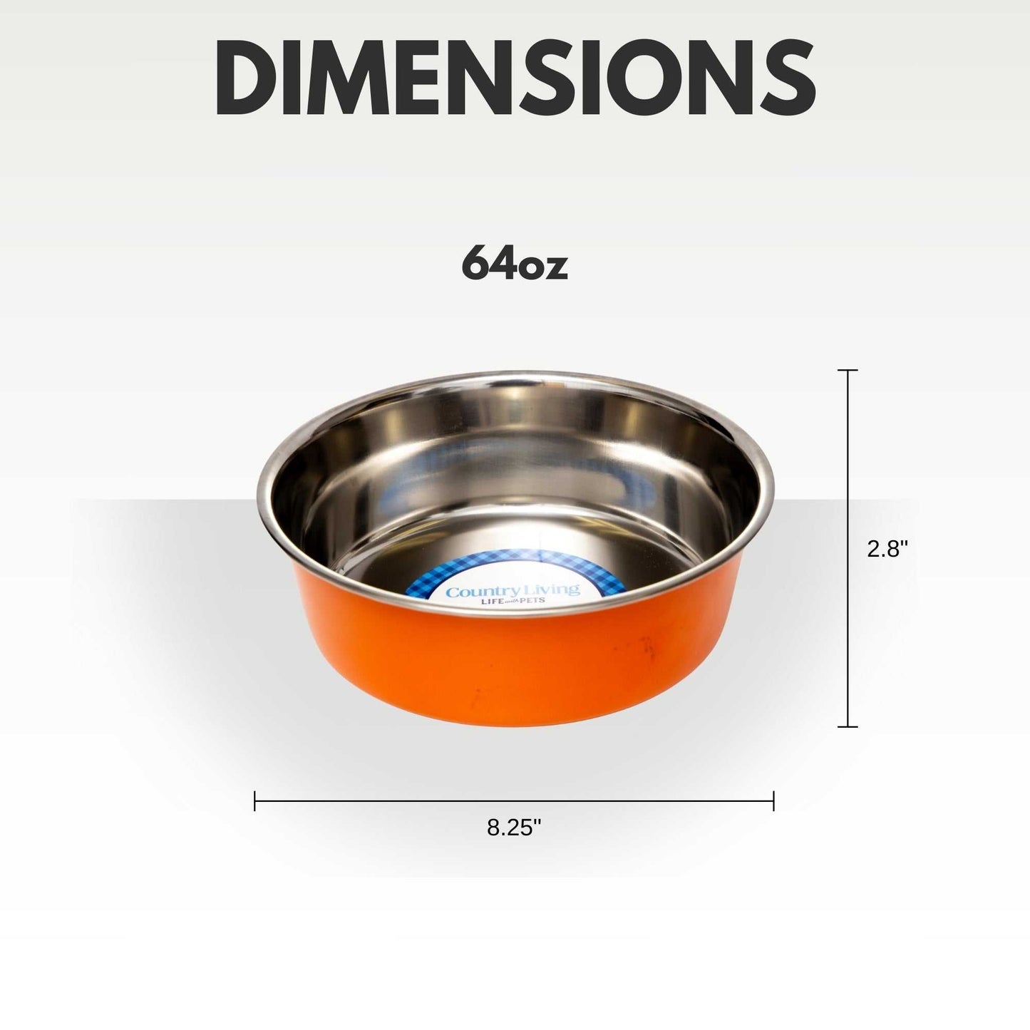 Bowl Country Living Set of 2 Heavy Gauge Stainless Steel Dog Bowls - Perfect for Food & Water SBS 2491 18 $ Pet Lovers Store American Pet Supplies Stew's Incense