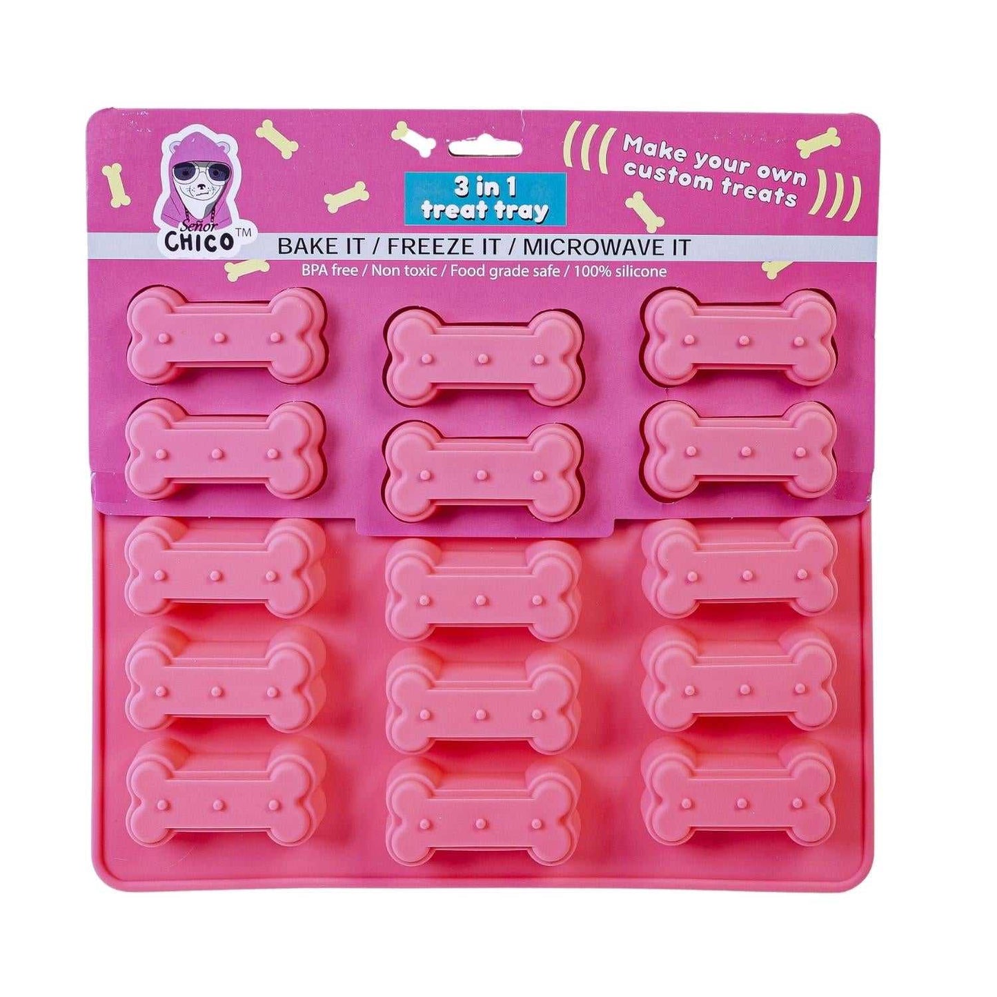 Pet Suppplies 3-in-1 Dog Bone Silicone Treat Baking Tray for Healthy, Homemade Dog Treats and More PL2900 14 $ Pet Lovers Store American Pet Supplies Stew's Incense