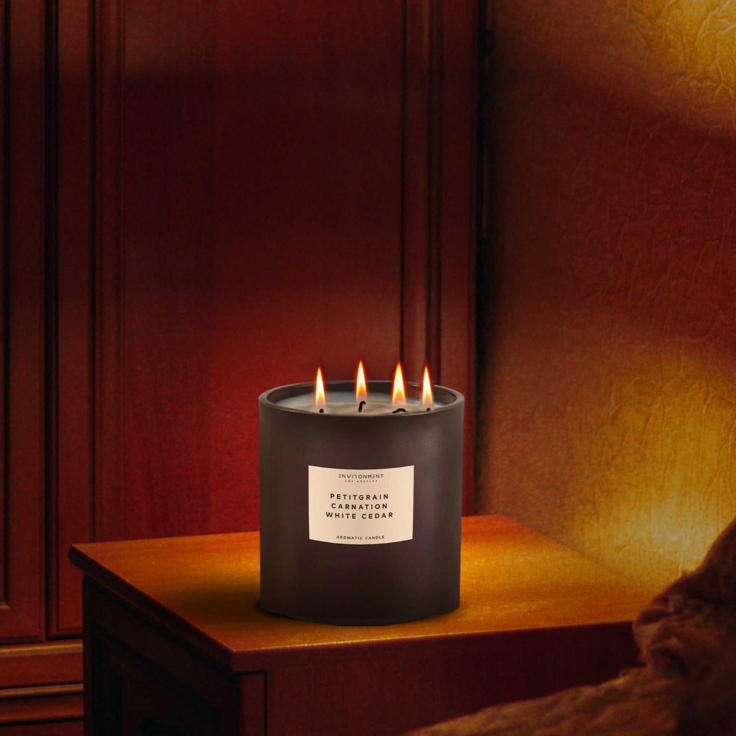 Environment - Candle 55oz Petitgrain | Carnation | White Cedar Candle (Inspired by YSL L'Homme®) EN-CAN55-YSL 139 $ Candles Stone Candles Stew's Incense