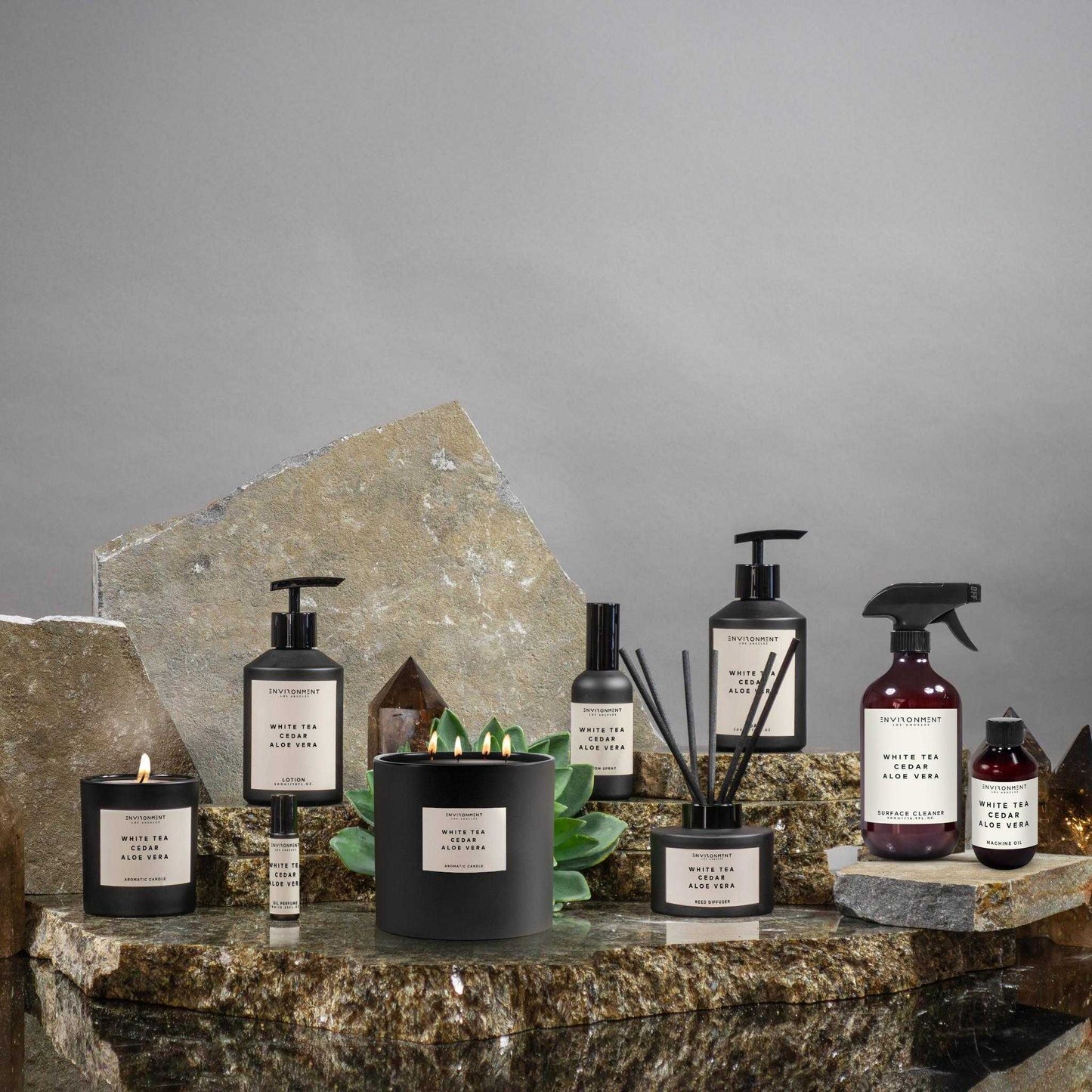 Environment - Room Spray (Hotel Aromatics) White Tea | Cedar | Aloe Vera Room Spray (Inspired by Westin Hotel®) EN-RS-WESTIN 38 $ Lava Rock Diffusers Stone Candles Stew's Incense