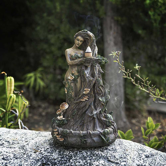 Incense Burner ENT Tree Lady Backflow Incense Burner 9.25" 14360 24 $ Shop All The Witches Sage LLC Stew's Incense