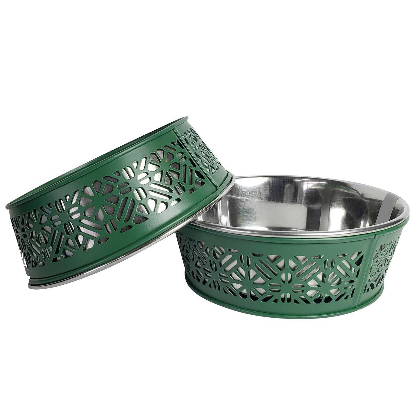 Bowl Country Living Set of 2 Stainless Steel Dog Bowls – Farmhouse Style, Ideal for Small to Medium Dogs DMD007 24 $ Pet Lovers Store American Pet Supplies Stew's Incense