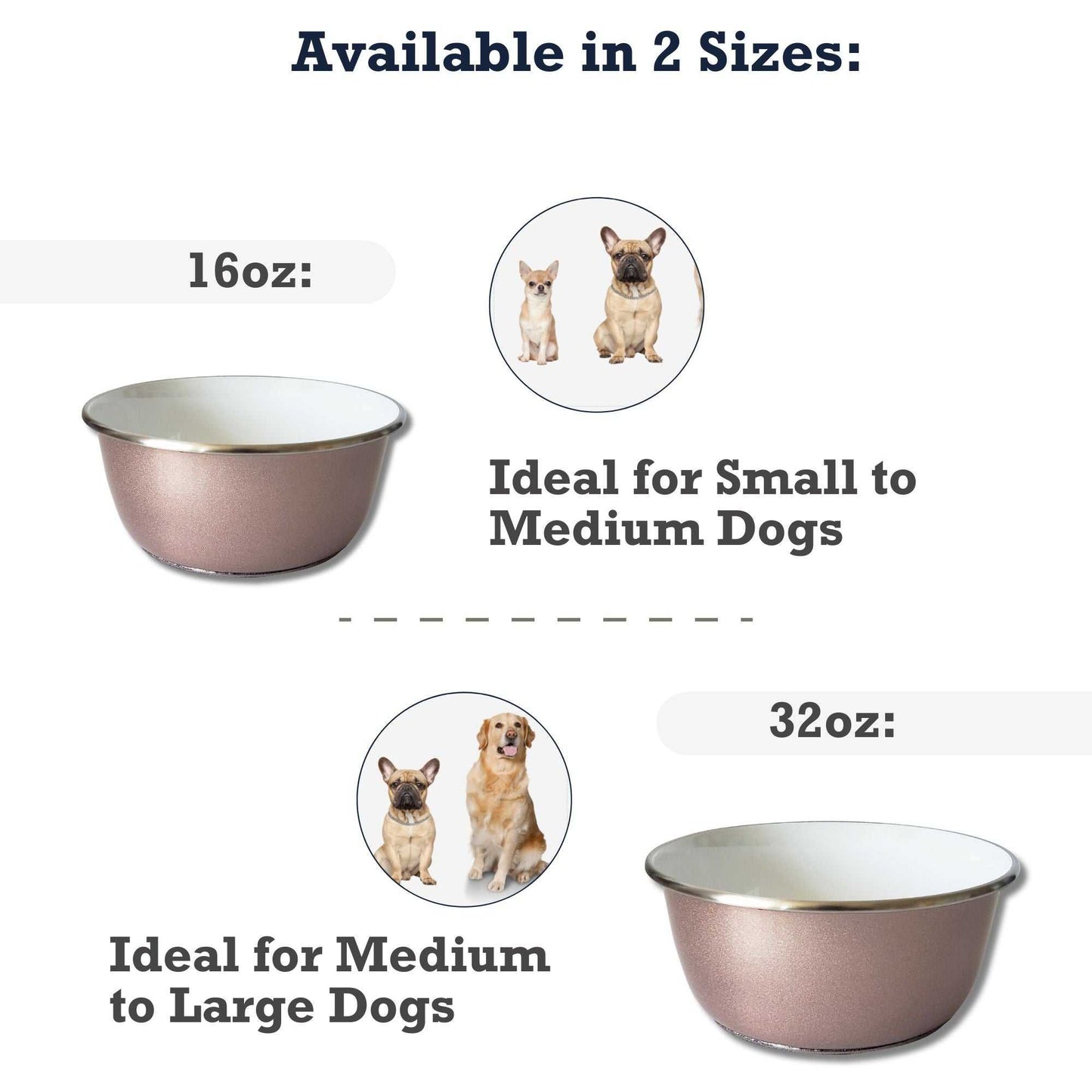 Deep Bowls Deep Dog Bowl with Paw Print Design – Stainless Steel Bowl, Ideal for Small, Medium to Large Dogs – Rose Gold GRA-001 9 $ Pet Lovers Store American Pet Supplies Stew's Incense