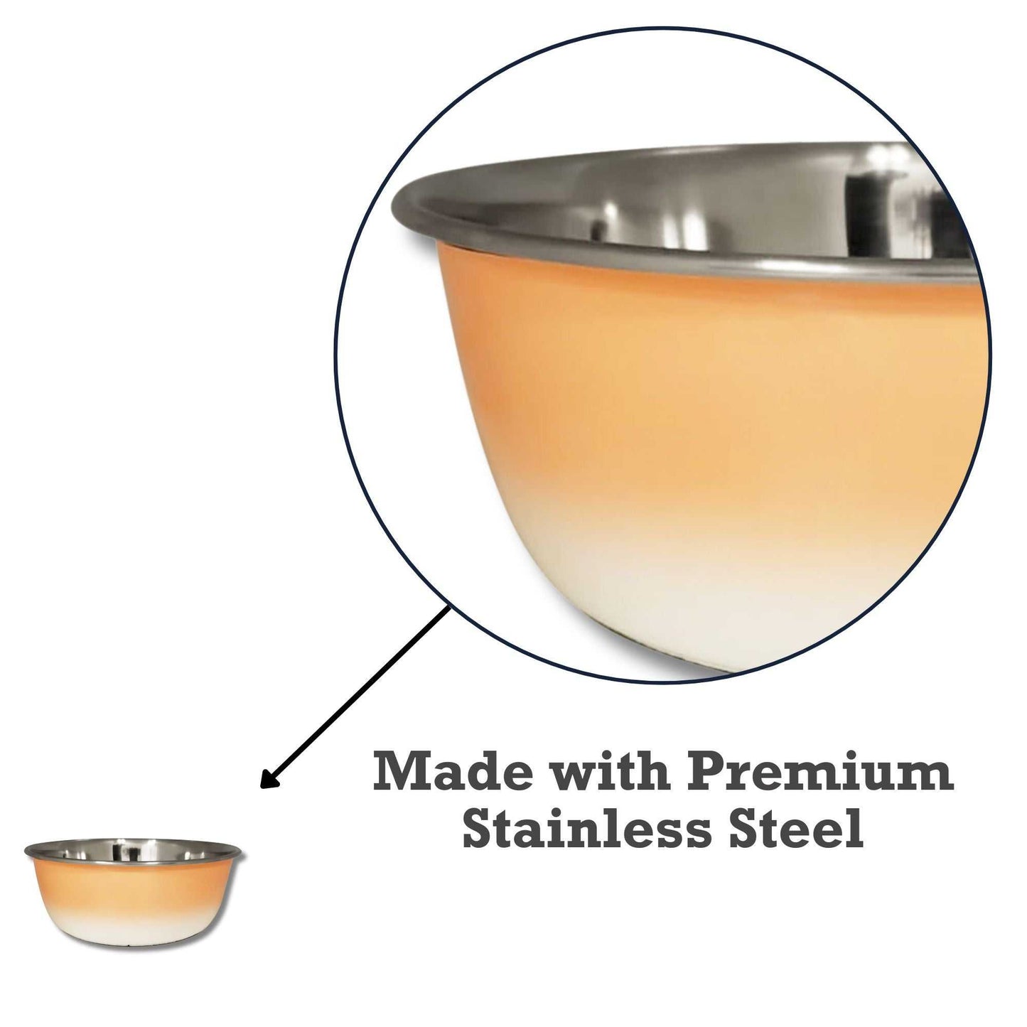 Deep Bowls Deep Dog Bowl – Stainless Steel Bowl, Ideal for Small, Medium & Large Dogs – Peach Coral GRA-003 9 $ Pet Lovers Store American Pet Supplies Stew's Incense