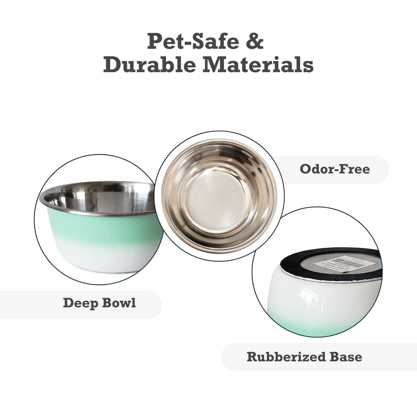 Deep Bowls Deep Dog Bowl – Stainless Steel Bowl, Ideal for Small, Medium & Large Dogs – Mint Green GRA-005 9 $ Pet Lovers Store American Pet Supplies Stew's Incense