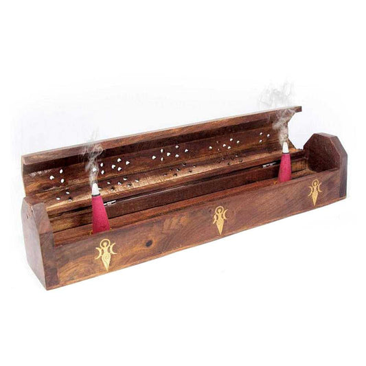 Incense Burner Goddess Coffin Incense Burner WBX-12AL 10 $ The Witches Sage LLC Stew's Incense