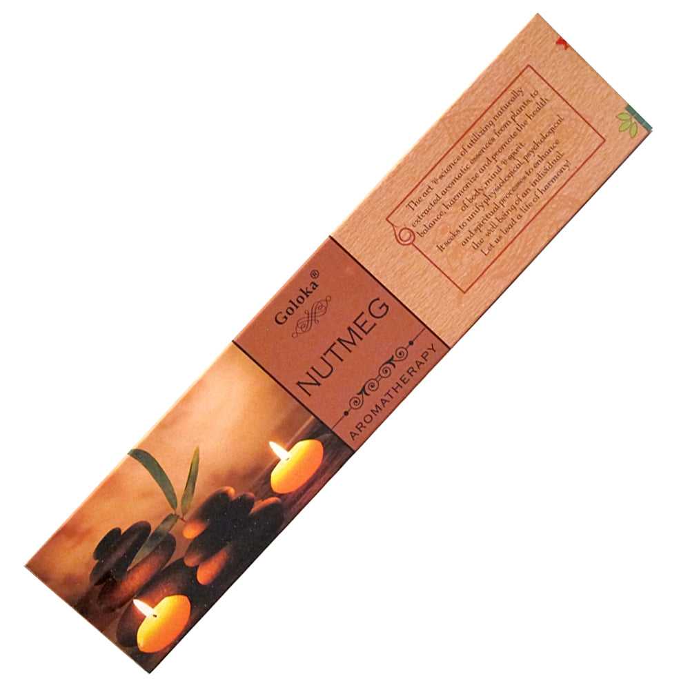 Incense Goloka Aroma Nutmeg Incense Sticks GL155 1 $ The Witches Sage LLC Stew's Incense