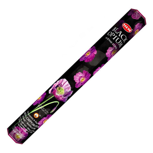 Incense HEM Black Opium Incense Sticks BO20 1 $ Shop All The Witches Sage LLC Stew's Incense