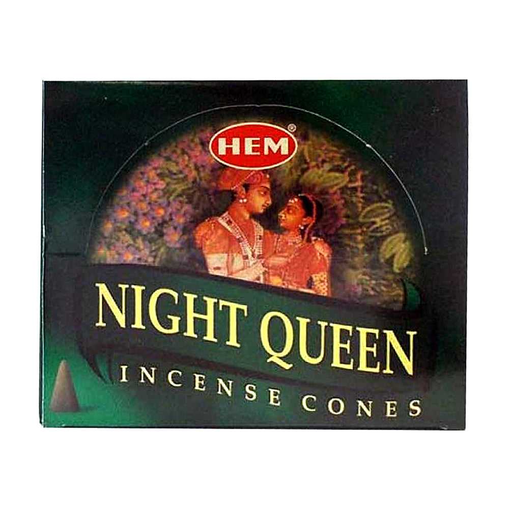 Incense HEM Night Queen Incense Cones NQ12 1 $ Shop All The Witches Sage LLC Stew's Incense