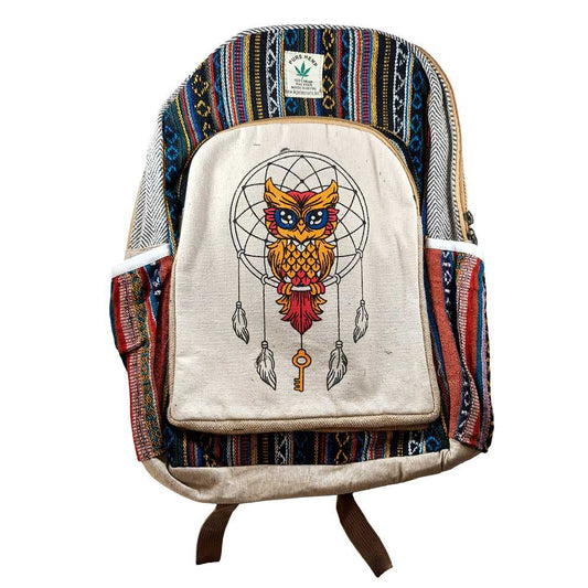 Backpack HEMP Owl Dreamcatcher Backpack HMPBG-013 38 $ Hem The Witches Sage LLC Stew's Incense
