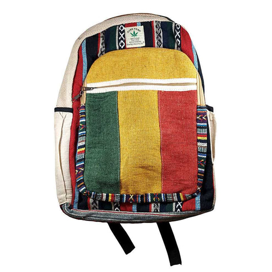 Backpack HEMP Rasta Color Backpack HMPBG-001 32 $ The Witches Sage LLC Stew's Incense