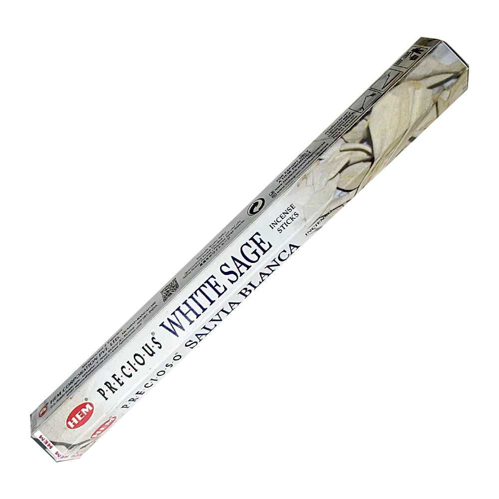 Incense HEM Precious White Sage Incense Sticks HM233B (WS20) 1 $ Shop All The Witches Sage LLC Stew's Incense