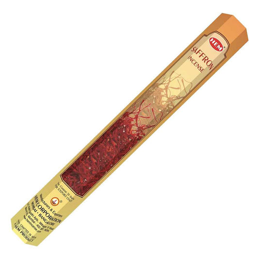 Incense HEM Saffron Incense Sticks H220-SAFFRON 1 $ Shop All The Witches Sage LLC Stew's Incense