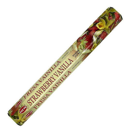 Incense HEM Strawberry Vanilla Incense Sticks STV20 1 $ Shop All The Witches Sage LLC Stew's Incense